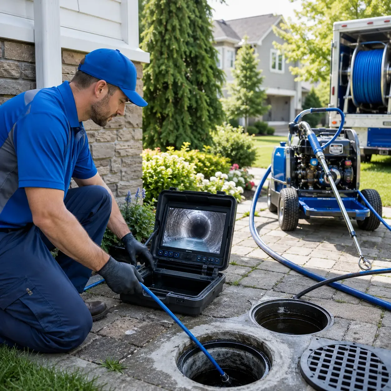 Outdoor drain cleaning professionals serving Sulphur, LA